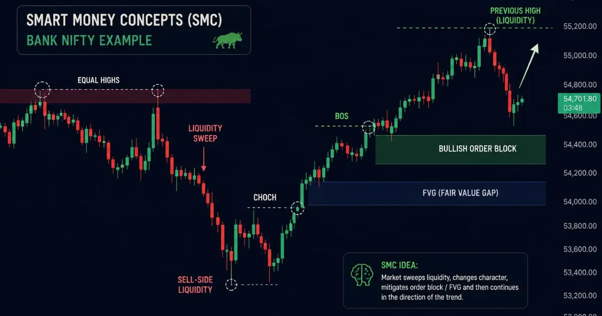 Smart Money Concepts SMC trading guide India